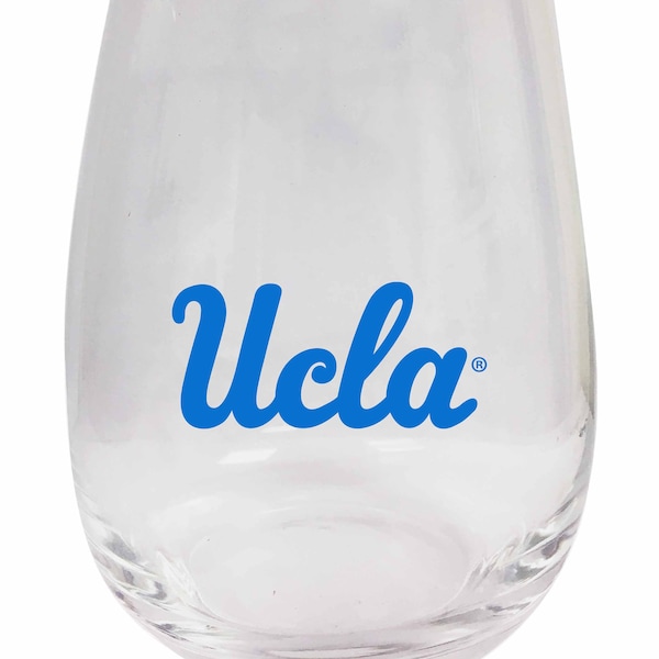 UCLA Bruins 15 oz Stemless Wine Glass