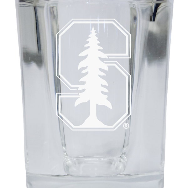 Stanford University 2 Ounce Engraved Square Shot Glass Laser Etched