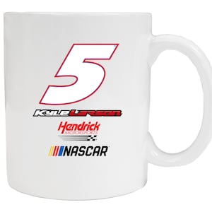 Kyle Larson #5 NASCAR Cup Series 2021 Champion Ceramic Coffee Mug