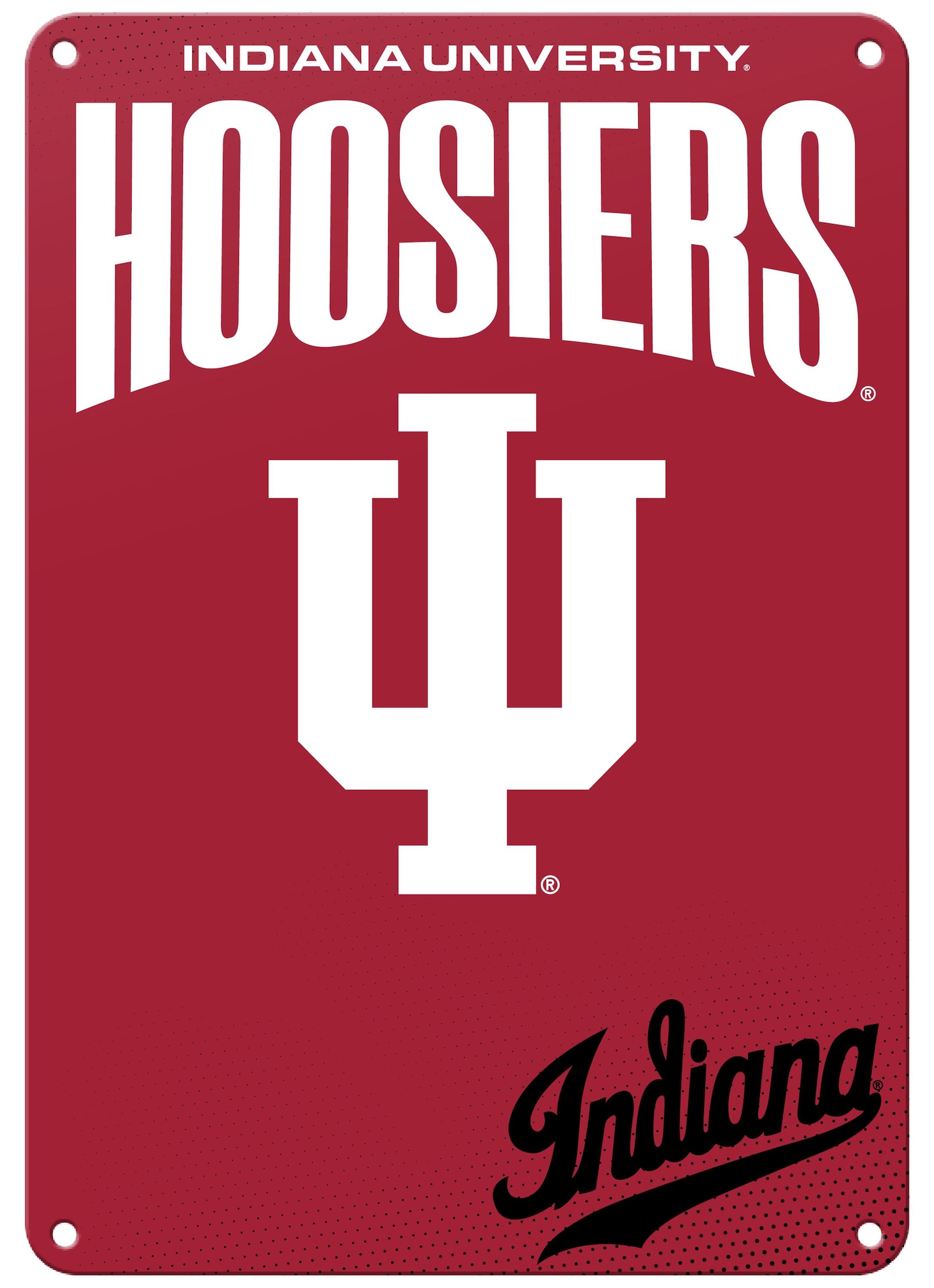 Indiana Hoosiers 7"x10" College Wall Decor Metal Sign Officially — free download
