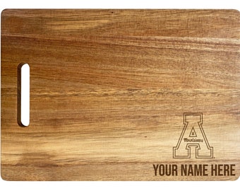 Appalachian State Custom Engraved Wooden Cutting Board 10 x 14 Acacia  Wood - College Fabric Store
