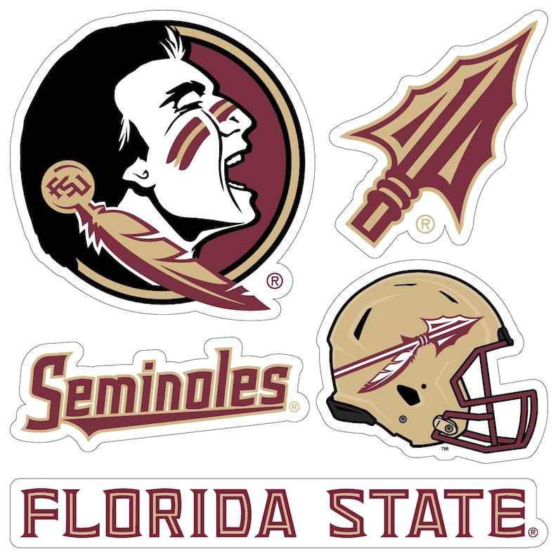 Florida State Seminoles Officially Licensed College Sticker Multipack ...