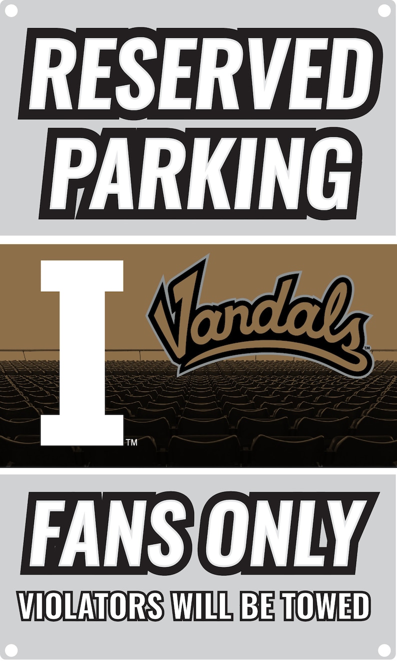 Idaho Vandals Metal Sign