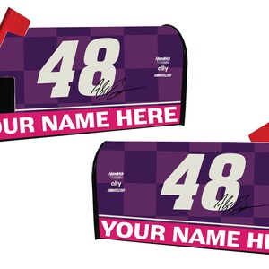 Alex Bowman #48 Magnetic Mailbox Cover - Customizable