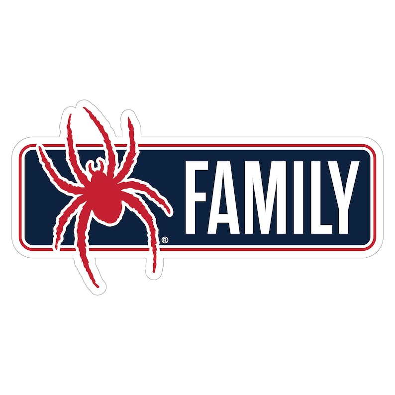 Richmond Spiders Proud Family Decorative Decal – Officially Licensed Family
