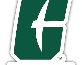 North Carolina Charlotte Forty-Niners Customizable Vinyl Sticker - Multiple Sizes Available