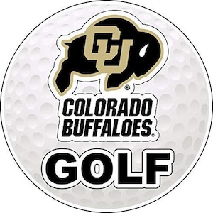 Colorado Buffaloes 4-Inch Vinyl Sticker Ball Design - Multiple Sports Available
