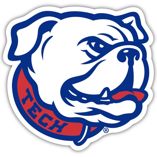 Louisiana Tech Bulldogs Officially Licensed Vinyl Sticker - Multiple Sizes Available