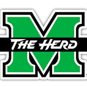 Marshall Thundering Herd Officially Licensed Vinyl Sticker - Multiple Sizes Available