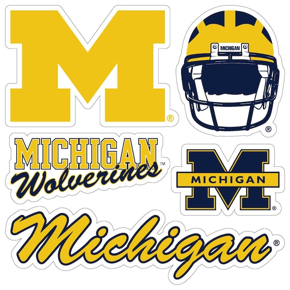 YouTheFan NCAA Michigan Wolverines 3D Logo Series - Arte De Pared - 12 X 12, Colores Del Equipo