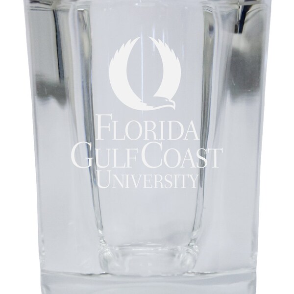 Mercer University 2 Oz Engraved Square Shot Glass - Alumni
