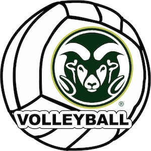 Colorado State Rams 4-Inch Vinyl Sticker Ball Design - Multiple Sports Available