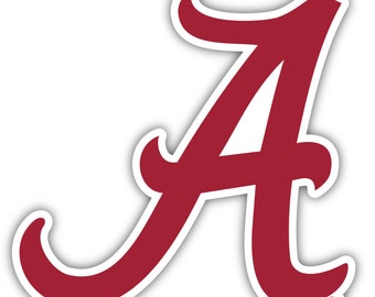 Adhesivo de vinilo con licencia oficial de Alabama Crimson Tide (varios tamaños disponibles)