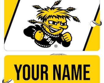 Wichita State Shockers Customizable Acrylic Keychain Officially Licensed