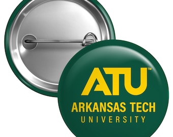 Arkansas Tech University Button Pin Officially Licensed - 3 Size Options