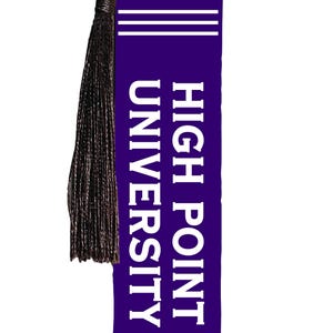 High Point University Wooden Bookmark with Tassel Officially Licensed Collegiate Product