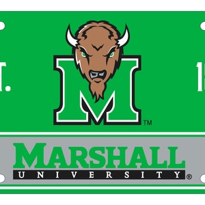 Marshall Thundering Herd License Plate - Multiple Sizes Available