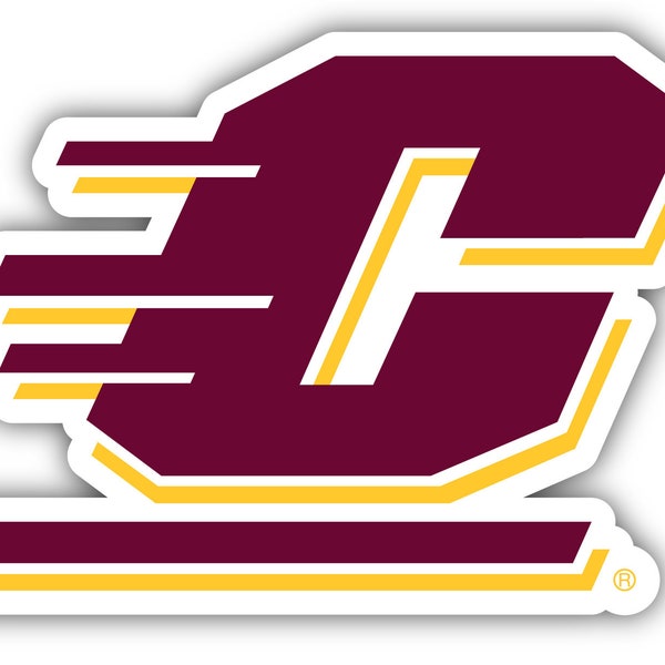 R and R Imports Central Michigan University Vinyl Decal Sticker