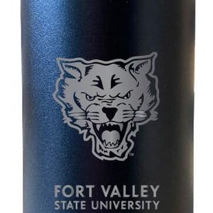 Fort Valley State University 32 oz Engraved Insulated Stainless Steel Water Bottle with Screw on Lid