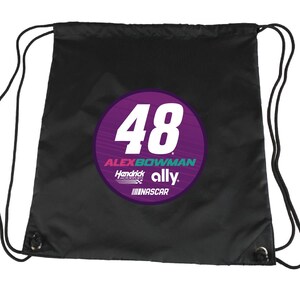 Alex Bowman # 48 Nascar Cinch Bag with Drawstring