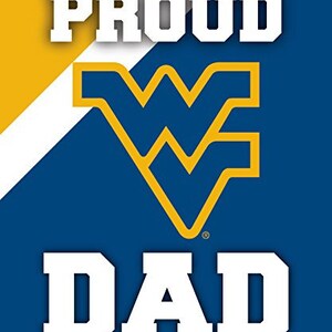 West Virginia Mountaineers Proud Parent (Dad or Mom) Magnet/Sticker