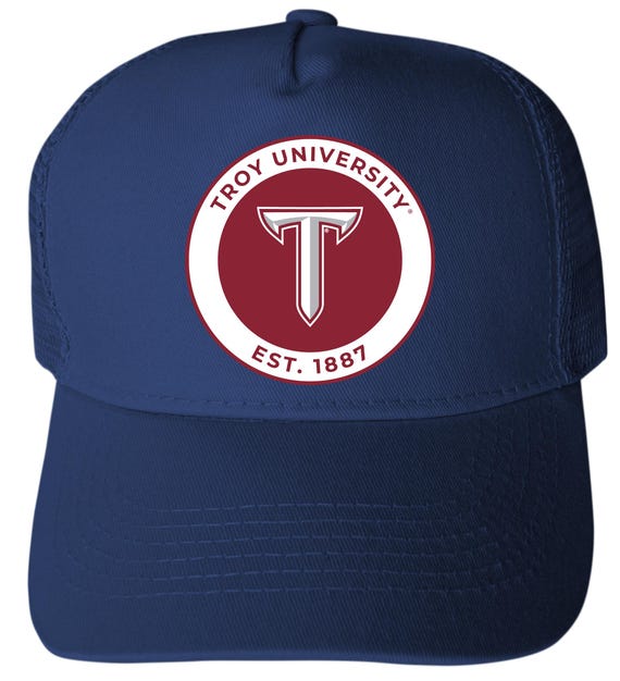TROY University Hat Troy University Trojans Jumbo Foam Trucker Hats main image 4