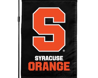 Syracuse Orange Officially Licensed 14" x 17.75" Polyester Black Garden Flag