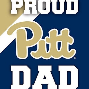 Pittsburgh Panthers Proud Parent (Dad or Mom) Magnet/Sticker