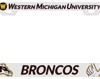 Marco para matrícula universitaria con licencia oficial de la Western Michigan University