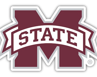 Mississippi State Bulldogs Officially Licensed Vinyl Sticker - Multiple Sizes Available