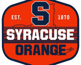 Syracuse Orange Scenic Background Vinyl Sticker/Magnet - Officially Licensed