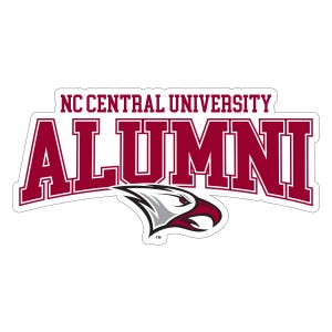 North Carolina Central Eagles Laser Cut Alumni Vinyl Sticker/Magnet - Officially Licensed image 1