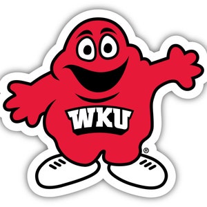 Western Kentucky Hilltoppers Officially Licensed Vinyl Sticker - Multiple Sizes Available