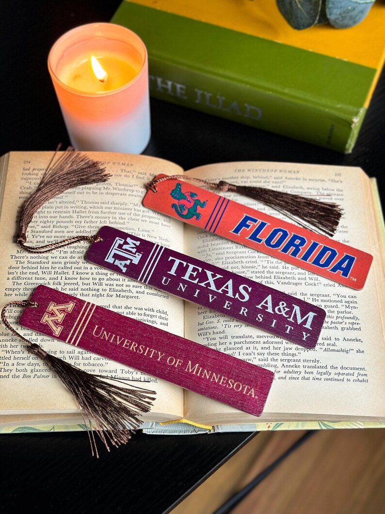 Stephen F. Austin State University Personalized Wooden Bookmark With ...