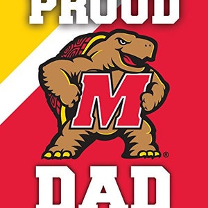 Maryland Terrapins Proud Parent (Dad or Mom) Magnet/Sticker