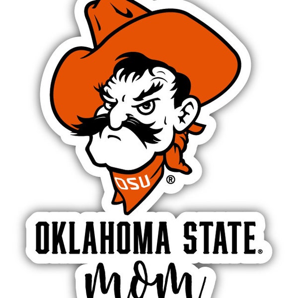 Oklahoma State Cowboys Mom Decal Sticker