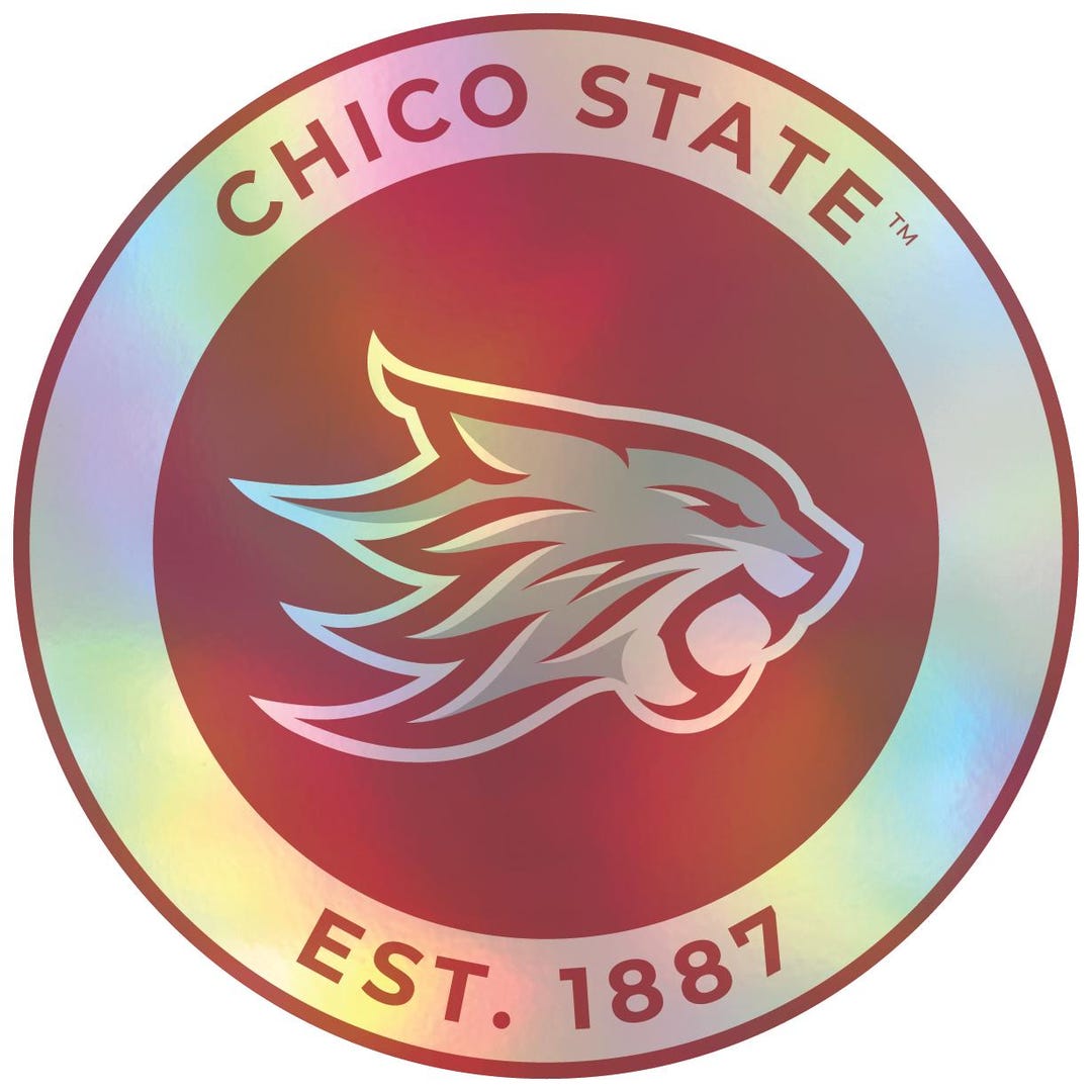 California State University Chico Holographic Vinyl Decal Sticker ...