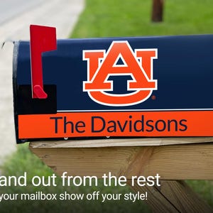 UNC North Carolina Tar Heels Magnetic Mailbox Cover & Sticker Set Officially Licensed Bild 3