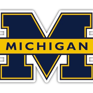 Michigan Wolverines Officially Licensed Vinyl Sticker - Multiple Sizes Available