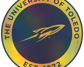 Toledo Rockets Holographic Vinyl Decal Sticker Officially Licensed