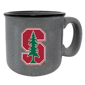 Stanford University Speckled Ceramic Camper Coffee Mug