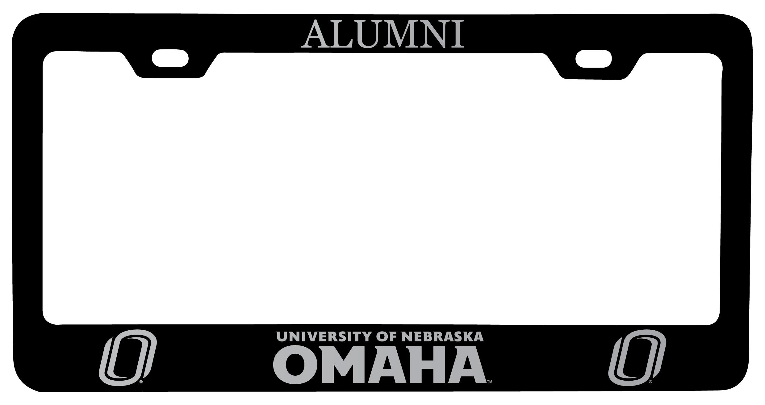 Nebraska Omaha UNO ALUMNI License Plate Frame