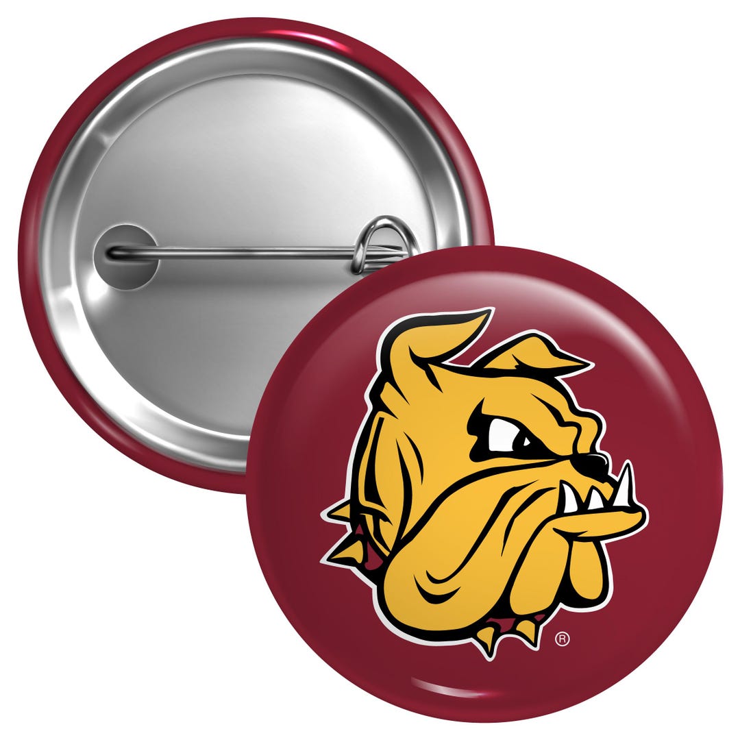 Minnesota Duluth Bulldogs Button Pin Officially Licensed - 3 Size ...