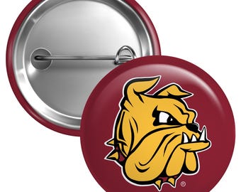 Minnesota Duluth Bulldogs Button Pin Officially Licensed – 3 Size Options