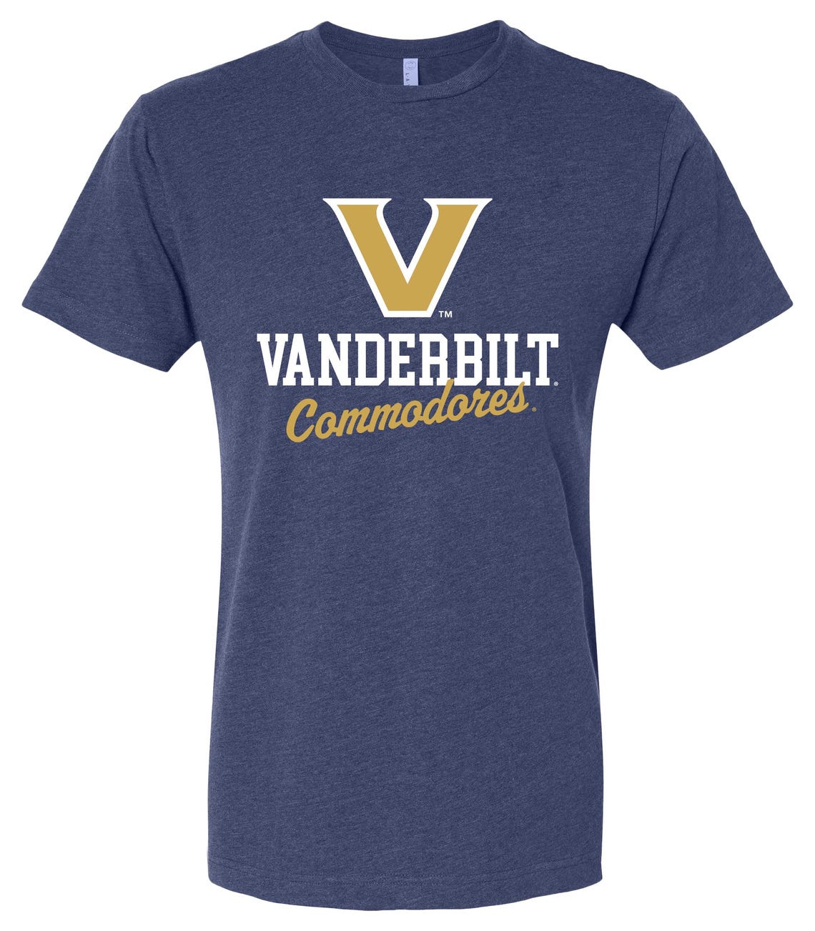 Vanderbilt Commodores University Unisex Cotton T-shirt – Large Front ...