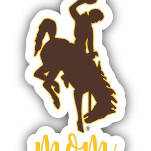 University of Wyoming 4-Inch Proud Family Die Cut Magnet/Sticker