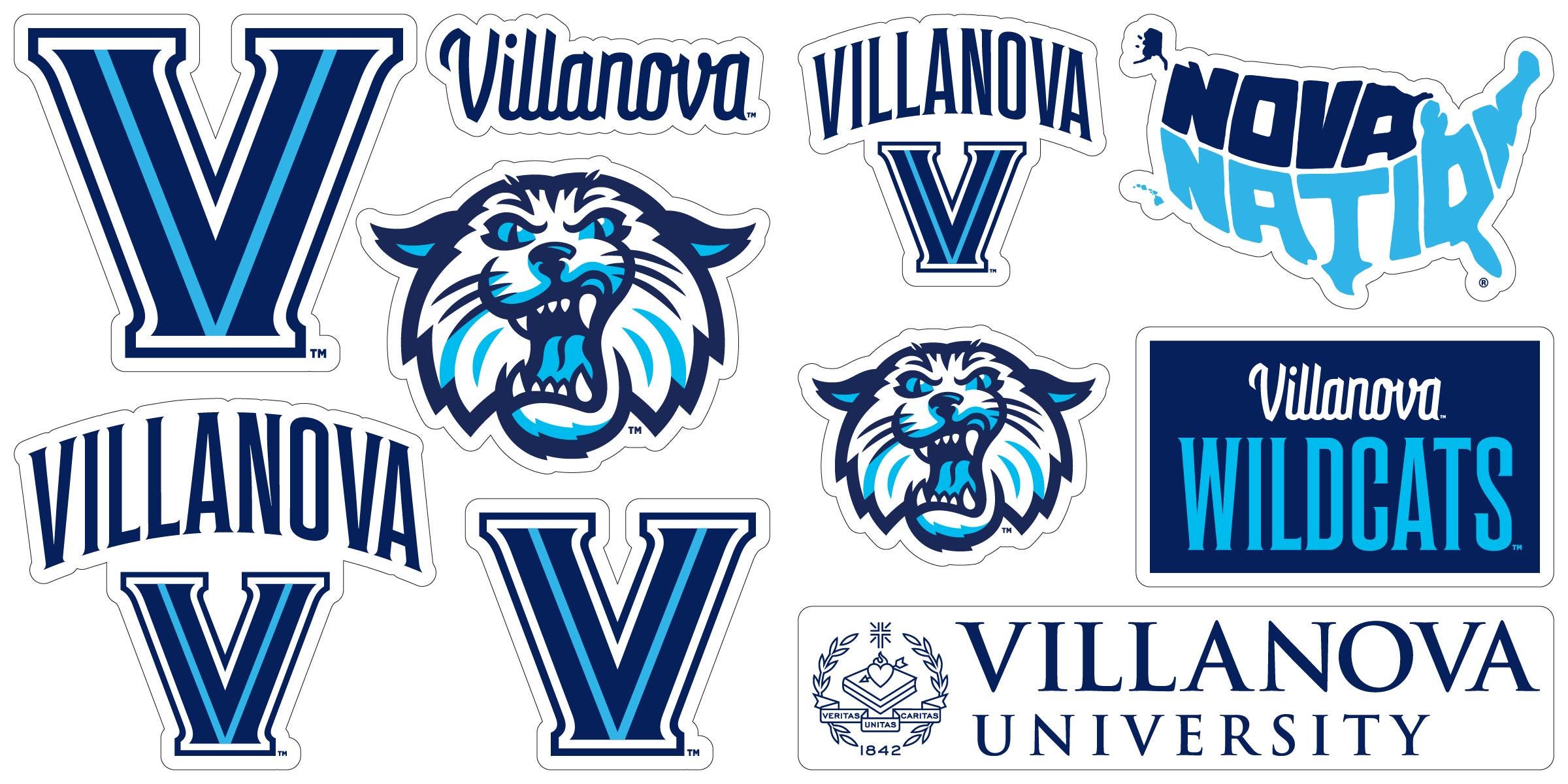 Villanova Logo Cursive Script Villanova University Logo