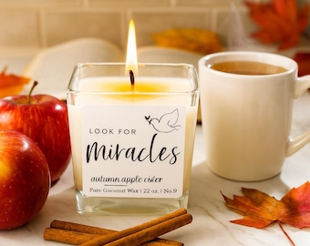 Apple Crisp | Sweater Candle | Fall Candle | Prayer Candle| Strong Scented Candle