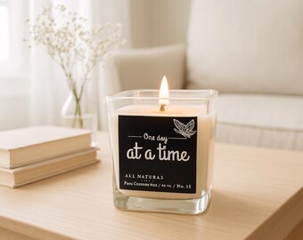 Wood Wick Candle | Lavender Candle | Candle Gift | Large Candle | Gift Ideas