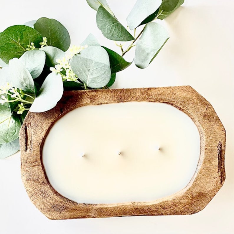 Dough Bowl Candles All Natural Wax Essential Oil Infused Odor